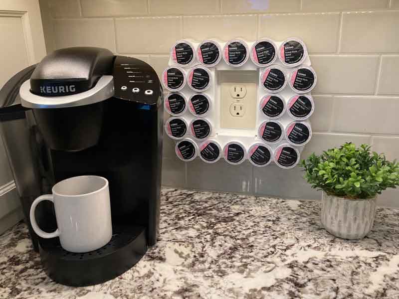 Cafe Wall Caddy - K-Cup Coffee Pod Organizer | Storage Theory