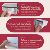 Wipe Holder - Peel and Stick installation
